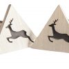 Stag Cufflinks solid sterling silver (pair)