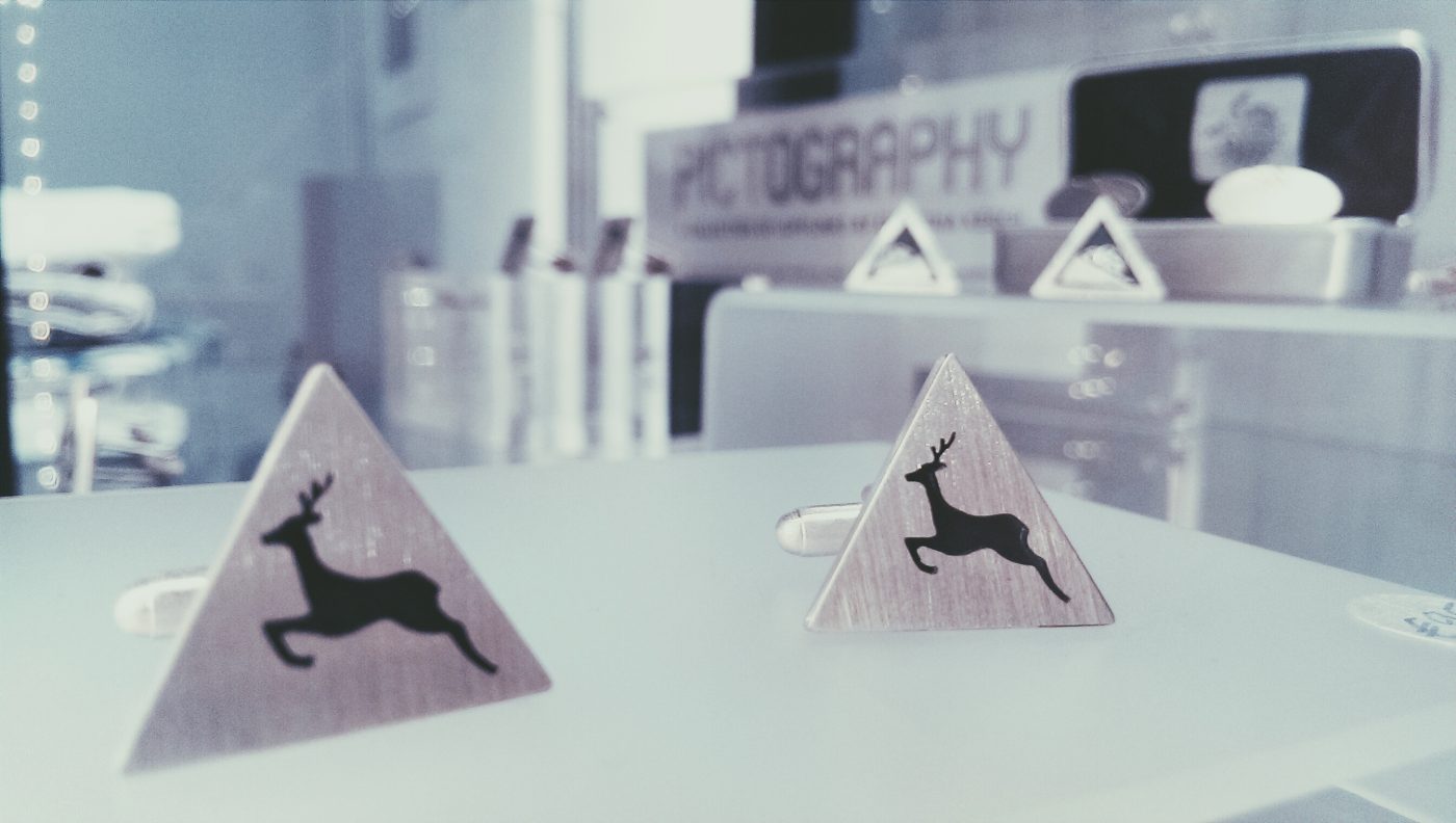 Stag cufflinks by Christina Keogh Jewellery, for the man in your life