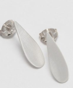 Silver Raindrop Earrings Small