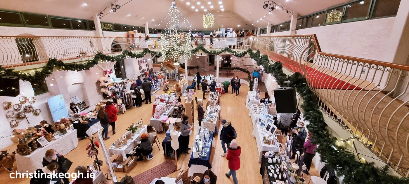 Overview of Ballymaloe Craft Fair - Christina Keogh's Jewellery Stand